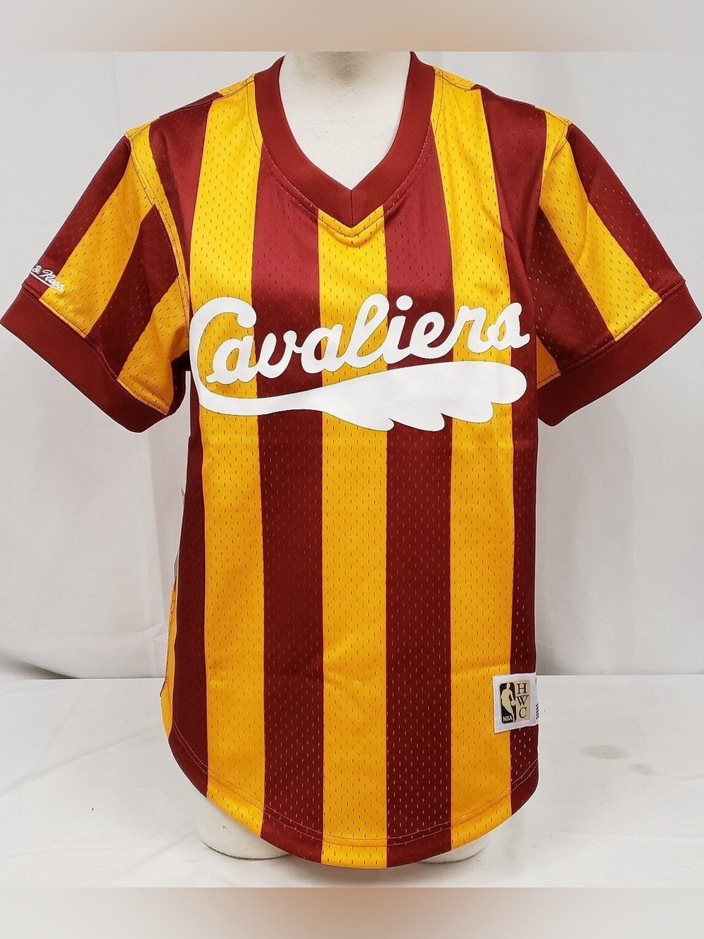 Cleveland Cavaliers Striped V-Neck Jersey